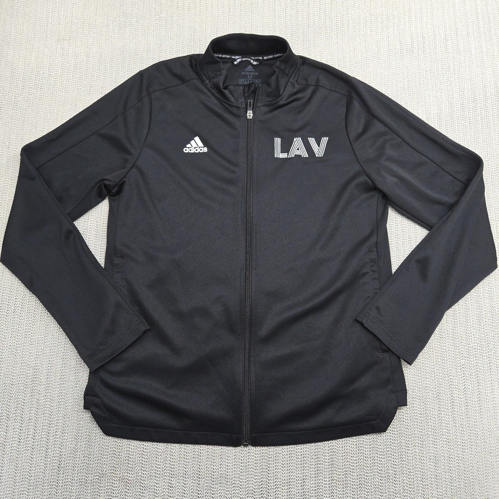 Adidas Jacket Womens Medium Black Primegreen Aeroready Full Zip LAV Volleyball